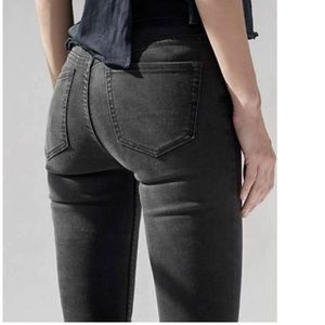 Free People Reagan Raw Hem Skinny Jeans